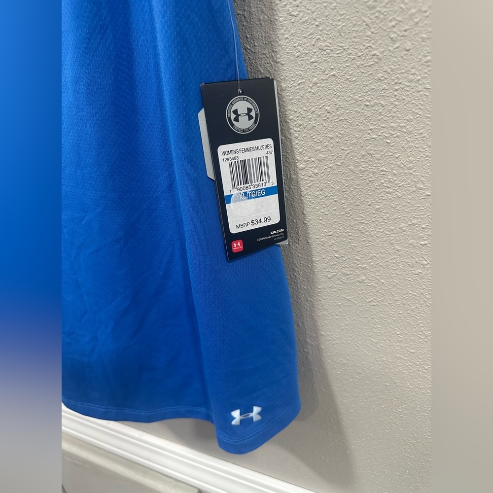 NWT Under Armour Women's Vibrant Blue Tank Top - Picture 2 of 4